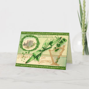 Retro St. Patrick's Day Greeting Card