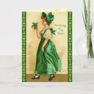 Retro St. Patrick's Day Greeting Card