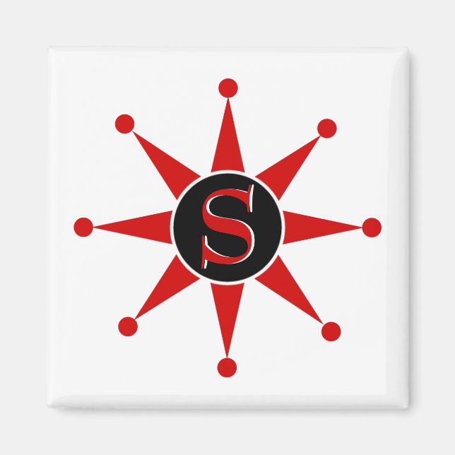 Retro Star Magnet (Front)