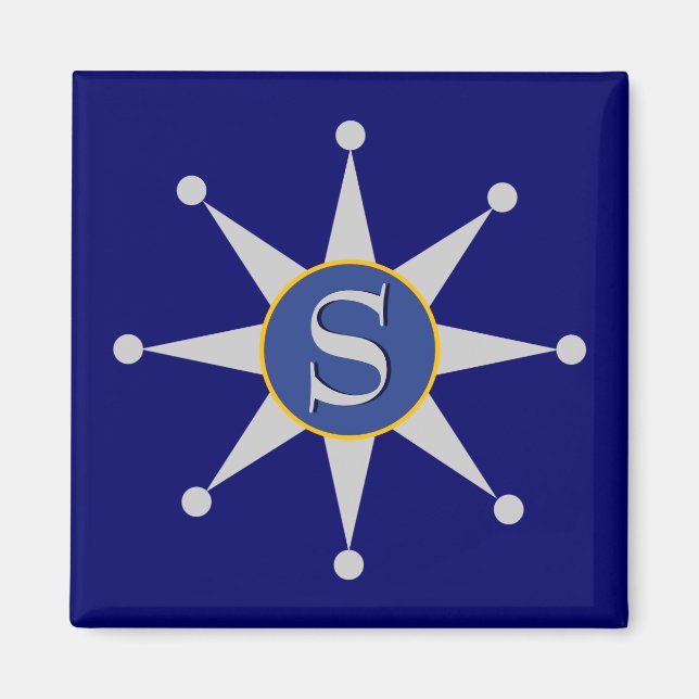 Retro Star Magnet (Front)