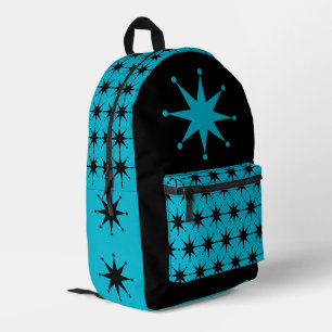 Retro Star Printed Backpack