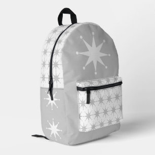 Retro Star Printed Backpack