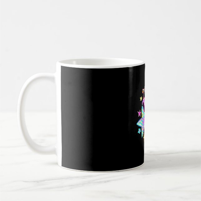 Retro star third grade back to school 3rd grade coffee mug (Left)