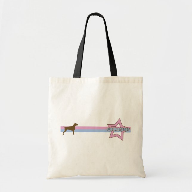 Retro Star Weimaraner Bag (Front)