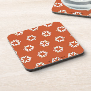 Retro Starburst Pattern Boho Decor Coaster