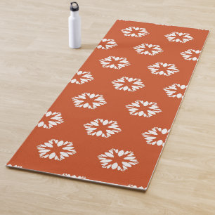 Retro Starburst Pattern Boho Decor Yoga Mat