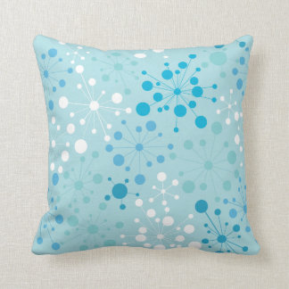 Retro Starburst Throw Pillow