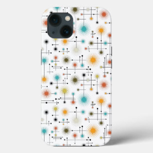 Retro Starbursts A Go-Go! iPhone 13 Case