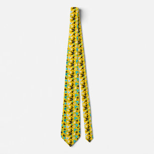 Retro Starbursts & Boomerangs Tie