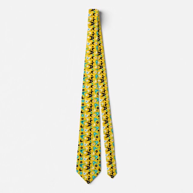 Retro Starbursts & Boomerangs Tie (Front)