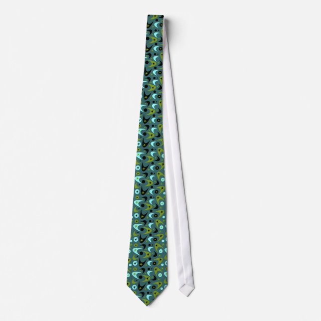 Retro Starbursts & Boomerangs Tie (Front)