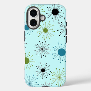 Retro Starbursts iPhone 16 Case