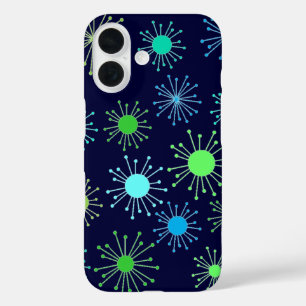 Retro Starbursts iPhone 16 Case