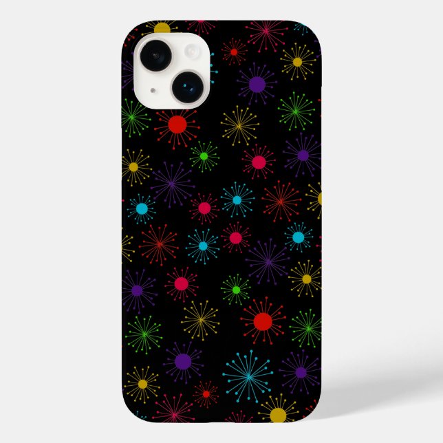 Retro Starbursts Case-Mate iPhone Case (Back)