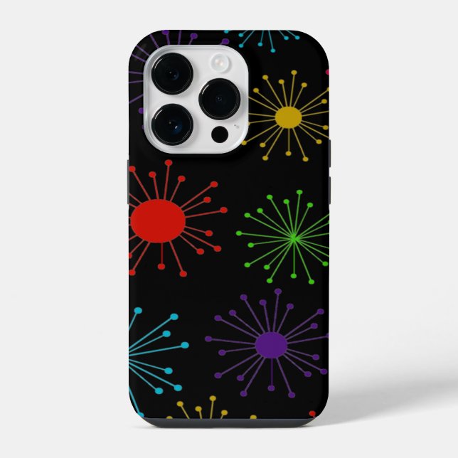 Retro Starbursts iPhone Case (Back)