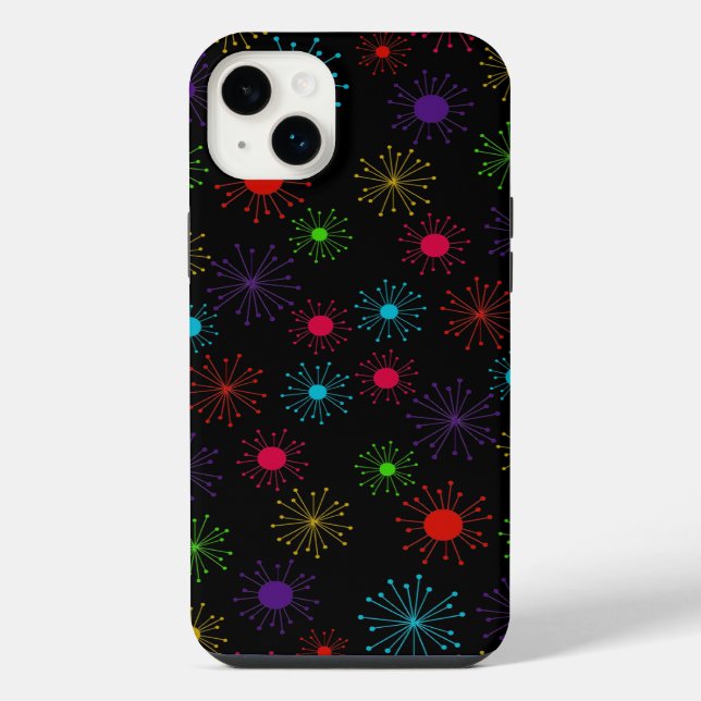 Retro Starbursts iPhone Case (Back)