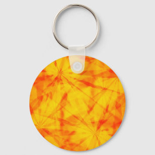 Retro starbursts key ring