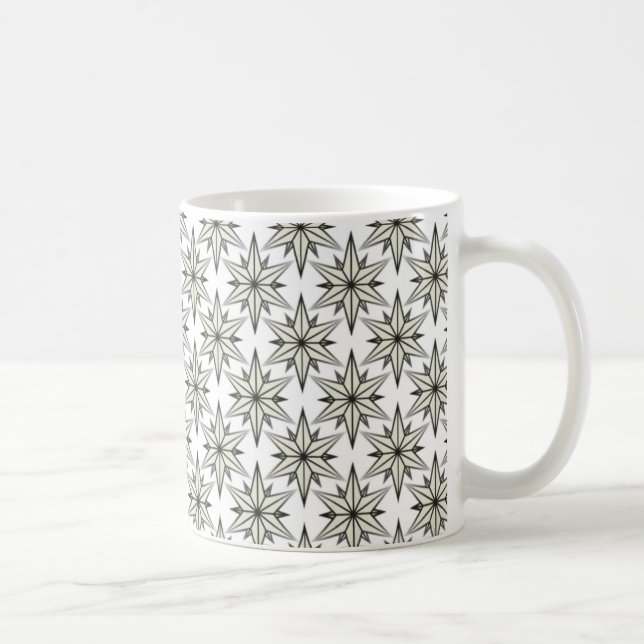Retro Starlight Mug, Black and White Coffee Mug (Right)