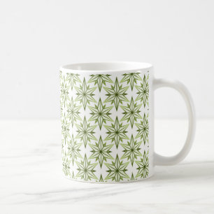 Retro Starlight Mug, Olive Green Coffee Mug