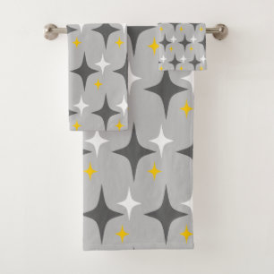 Retro Stars Bath Towel Set