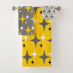 Retro Stars Bath Towel Set