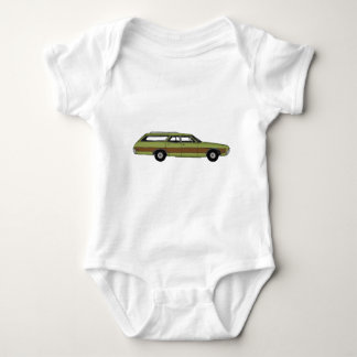 retro station wagon baby bodysuit
