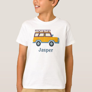 Retro station wagon car roof rack personalise T-Shirt