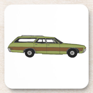 retro station wagon coaster