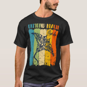 Retro Stingray Ormond Beach Florida Theme Friends T-Shirt