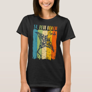 Retro Stingray St Pete Beach Florida Theme Friend T-Shirt