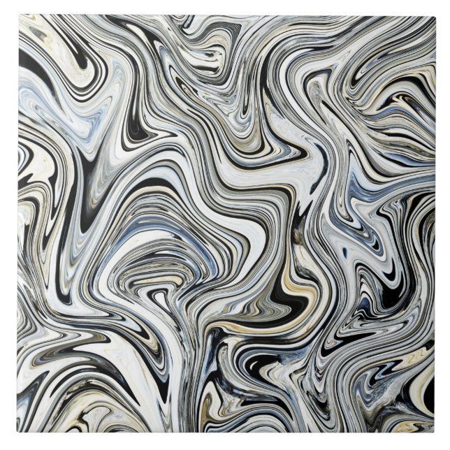 Retro Stone Fluid Ceramic Tile (Front)