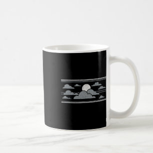 Retro Stormy Halloween Moon Coffee Mug