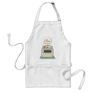 Retro Stove / Modern Kitchen Personalised Apron