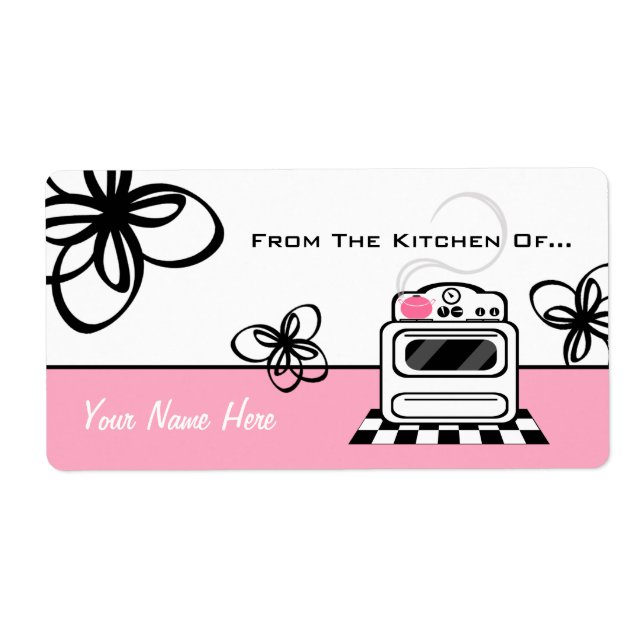 Retro Stove Pink Kitchen From The Kitchen Of... (Front)