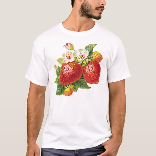 Retro Strawberry T-Shirt (Front)