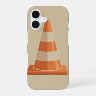 Retro Street Cone iPhone 16 Case