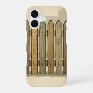 Retro Street Fence Panel iPhone 16 Case
