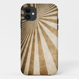 Retro stripe pattern background iPhone 11 case