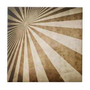 Retro stripe pattern background ceramic tile