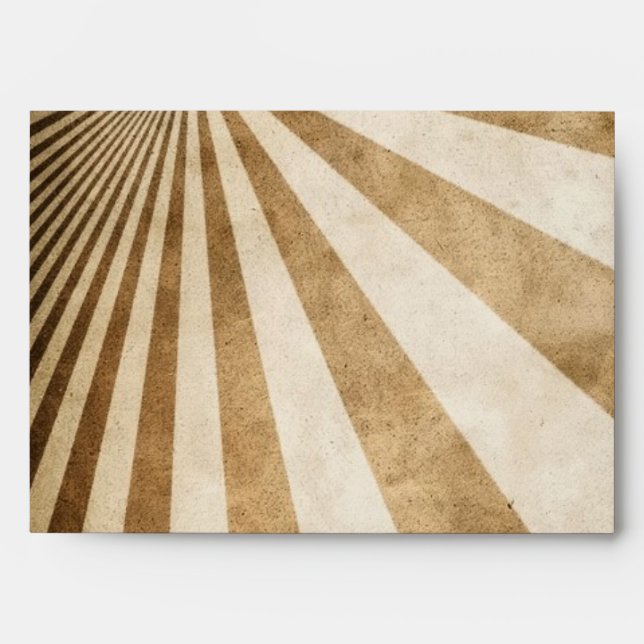 Retro stripe pattern background envelopes (Front)