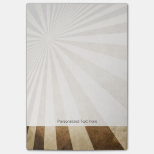 Retro stripe pattern background post-it notes