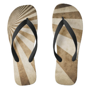 Retro stripe pattern background thongs