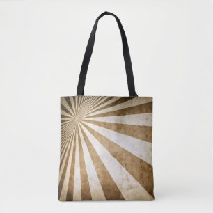 Retro stripe pattern background tote bag
