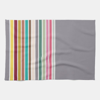 Retro Stripe Pattern Kitchen Towel