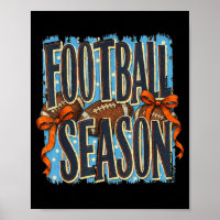 Retro striped funny fall game day football season
