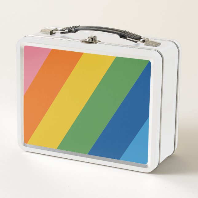 Retro Striped Lunchbox (Front)
