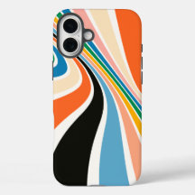Retro Stripes Abstract iPhone / iPad case