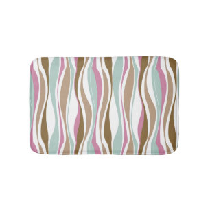 Retro Stripes Bath Mat