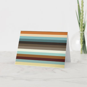 Retro Stripes Card