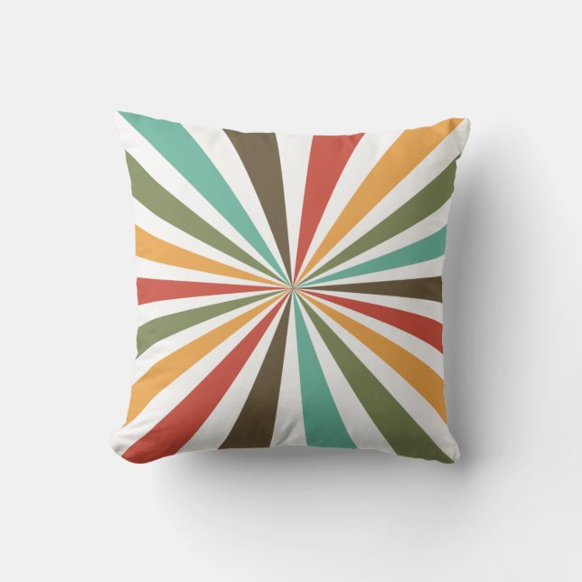 Retro Stripes In Transparent Background No 02 Cushion (Front)